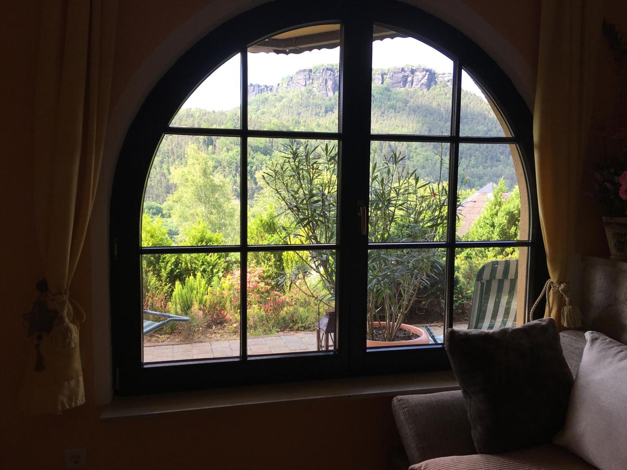 Ferienwohnung 1 Festungsblick Königstein an der Elbe Dış mekan fotoğraf