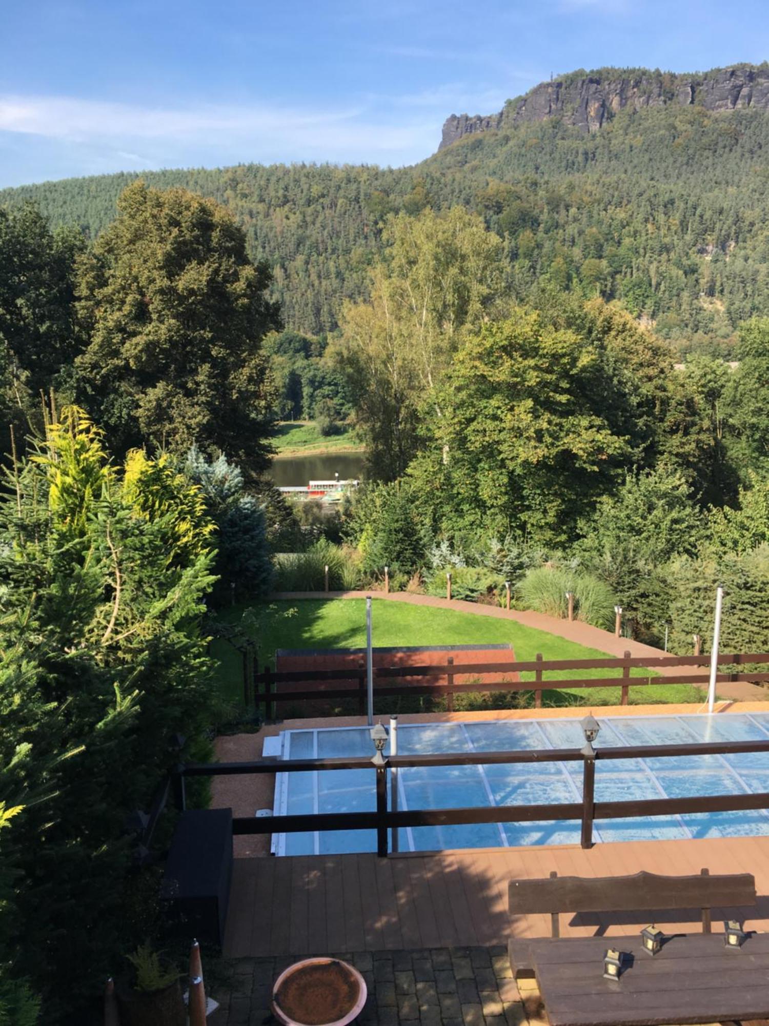 Ferienwohnung 1 Festungsblick Königstein an der Elbe Dış mekan fotoğraf