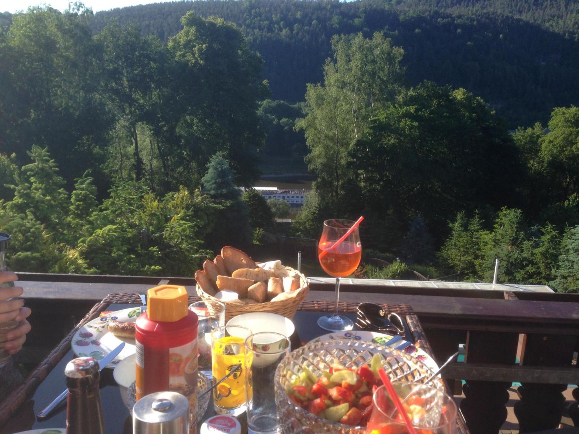 Ferienwohnung 1 Festungsblick Königstein an der Elbe Dış mekan fotoğraf